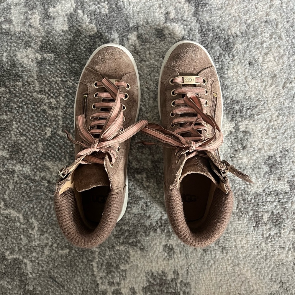 UGG suede hightop sneakers